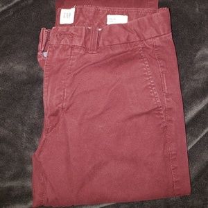 GAP Maroon Khakis